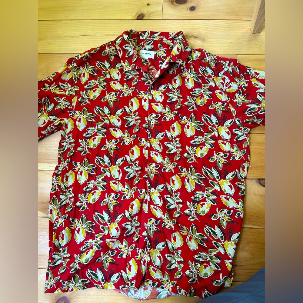 Octobre Editions (men’s Sezane) Holt shirt with lemon print